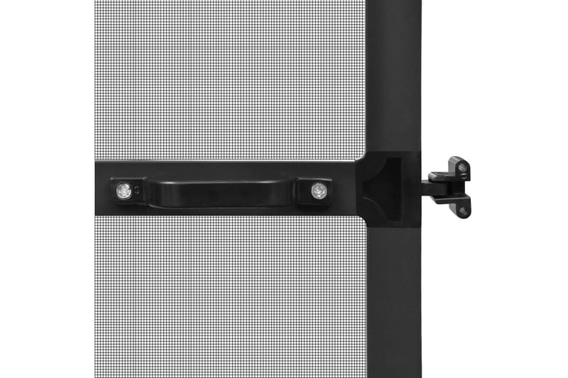 Insektskjerm med hengsler for dør antrasitt 100x215 cm - Antrasittgrå - Hage - Utemiljø - Hagedekorasjon - Myggnett