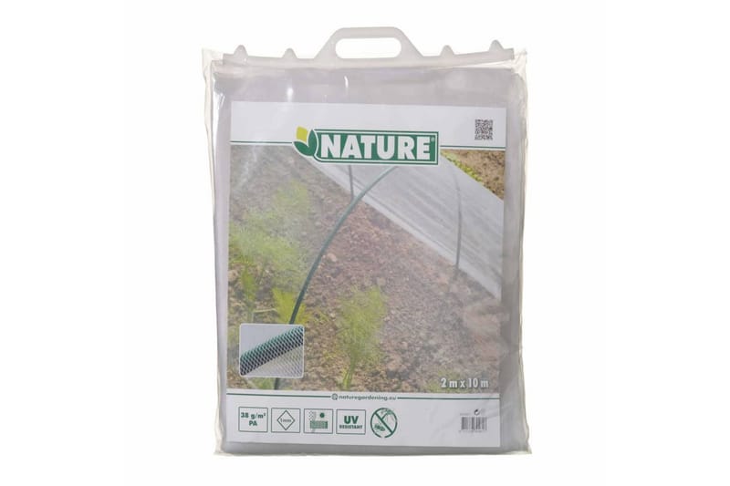 Nature Anti-insektsnett 2x10 m gjennomsiktig - Hage - Utemiljø - Hagedekorasjon - Myggnett