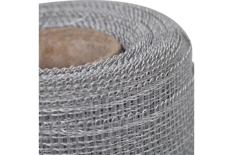 Nettingskjerm aluminium 100x500 cm sølv - Hage - Utemiljø - Hagedekorasjon - Myggnett