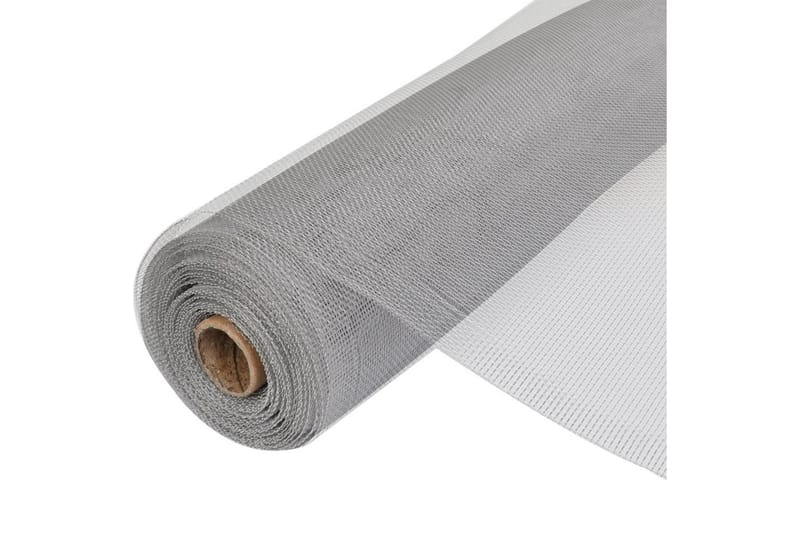 Nettingskjerm aluminium 100x500 cm sølv - Hage - Utemiljø - Hagedekorasjon - Myggnett