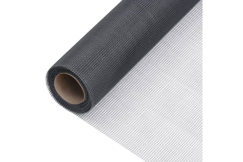 Nettingskjerm glassfiber 100x2000 cm grå - Grå - Hage - Utemiljø - Hagedekorasjon - Myggnett
