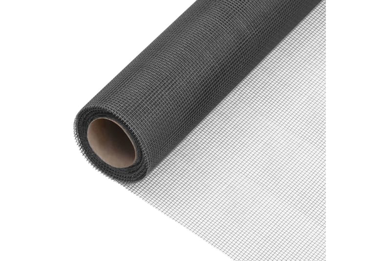 Nettingskjerm glassfiber 80x2000 cm svart - Svart - Friluftsutstyr - Myggnett - Myggbeskyttelse