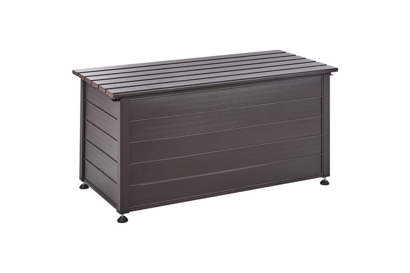 Låda Beliani Campalto Brun, 123x60x60 cm Brown - Hagemøbler - Puteoppbevaring & møbelbeskyttelse - Putebokser & Putekasser