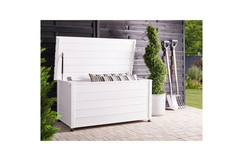 Låda Beliani Campalto Brun, 123x60x60 cm White - Hage - Utemiljø - Hagedekorasjon - Postkasse