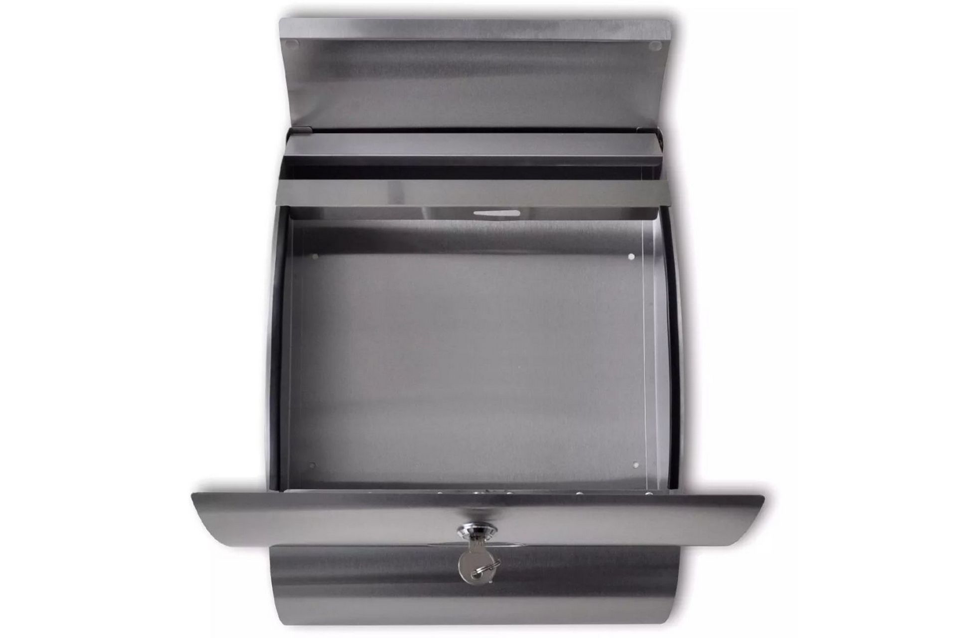 Rustfritt Stål Postkasse 30 x 12 x 40 cm - Hage - Utemiljø - Hagedekorasjon - Postkasse - Brevkasse