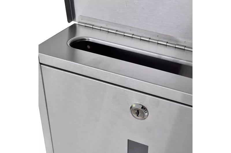 Rustfritt Stål Postkasse 31 x 10,5 x 33,5 cm - Hage - Utemiljø - Hagedekorasjon - Postkasse - Brevkasse