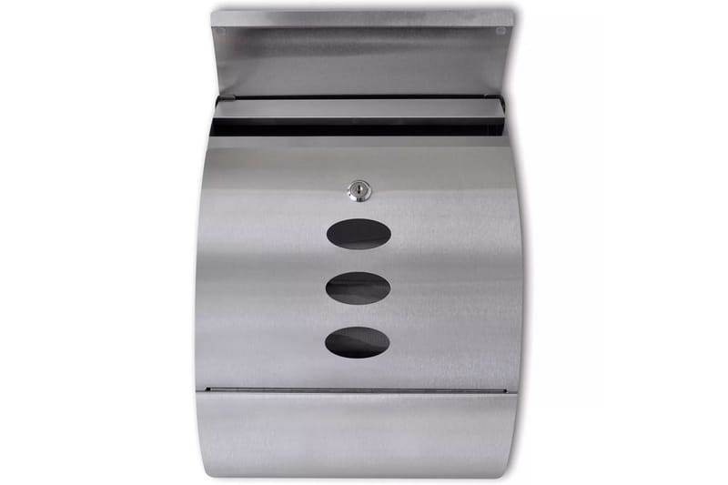 Rustfritt Stål Postkasse 30 x 12 x 40 cm - Hage - Utemiljø - Hagedekorasjon - Postkasse - Brevkasse