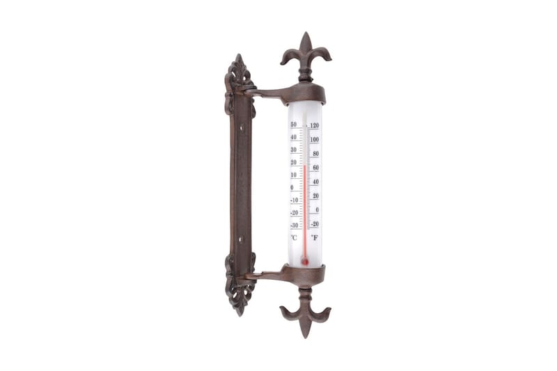 Esschert Design Termometer for vinduskarm støpejern - Termometer - Utetermometer