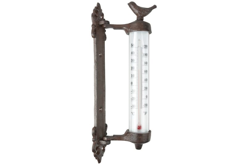 Esschert Design Veggtermometer brun støpejern BR20 - Termometer - Utetermometer
