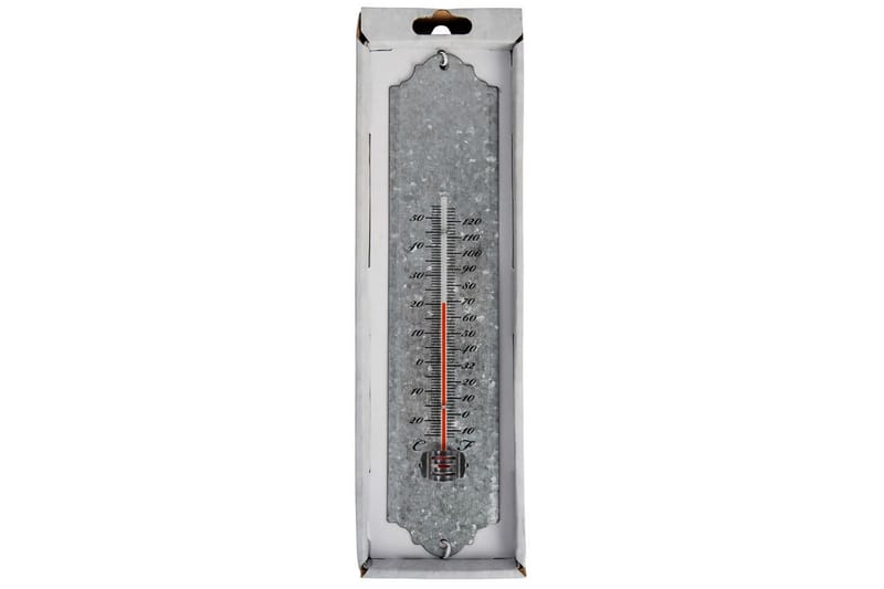 Esschert Design Veggtermometer skrapsink 30 cm OZ10 - Hage - Utemiljø - Hagedekorasjon - Regn & temperatur - Utetermometer