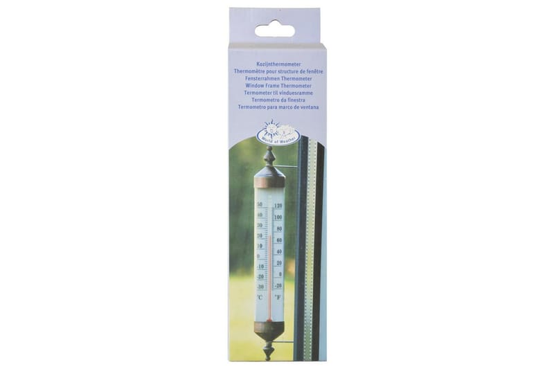 Esschert Design Vindu-termometer 25 cm TH70 - Hage - Utemiljø - Hagedekorasjon - Regn & temperatur - Utetermometer