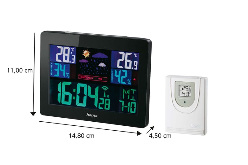 HAMA Værstasjon EWS-1400 - HAMA - Utetermometer - Termometer