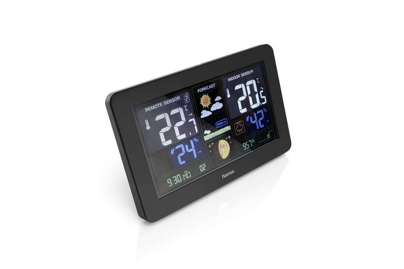 HAMA Værstasjon Premium - HAMA - Hage - Utemiljø - Hagedekorasjon - Regn & temperatur - Utetermometer