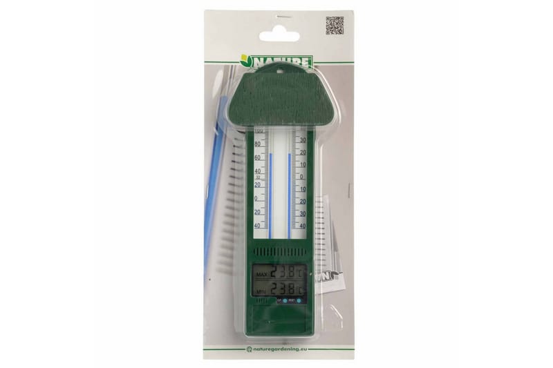 Nature Utendørs digitalt termometer min-maks 9,5x2,5x24 cm - Utetermometer - Termometer