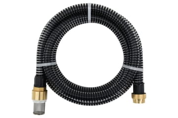 Sugeslange med messingkontakter 5 m 25 mm svart - Svart - Hage - Utemiljø - Pumper og irrigasjon - Vannslange & hageslange