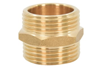 Sugeslange med messingkontakter 5 m 25 mm svart - Svart - Hage - Utemiljø - Pumper og irrigasjon - Vannslange & hageslange