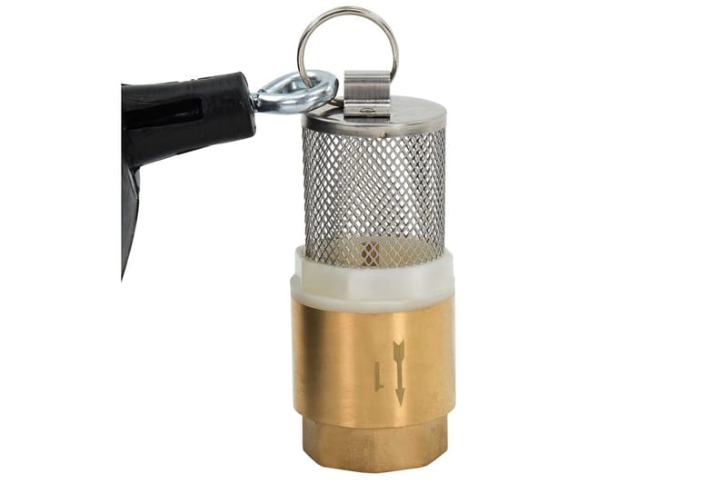 Sugeslange med messingkontakter 5 m 25 mm svart - Svart - Hage - Utemiljø - Pumper og irrigasjon - Vannslange & hageslange