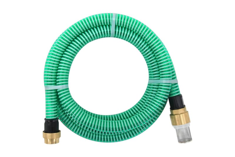 Sugeslange med messingkontakter 7 m 25 mm grönn - grönn - Hage - Utemiljø - Pumper og irrigasjon - Vannslange & hageslange