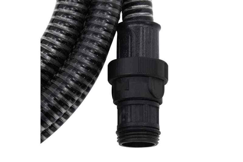 Sugeslange med PVC kontakter 10 m 22 mm svart - Svart - Vannslange & hageslange