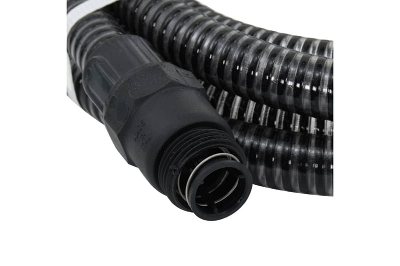 Sugeslange med PVC kontakter 10 m 22 mm svart - Svart - Vannslange & hageslange