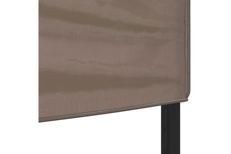beBasic Sammenleggbart festtelt gråbrun 3x3 m - Taupe - Partytelt - Hagetelt & oppbevaringstelt