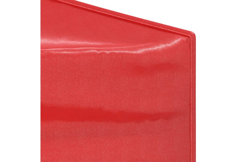 beBasic Sammenleggbart festtelt med sidevegger rød 3x6 m - RÃ¸d - Partytelt - Hagetelt & oppbevaringstelt