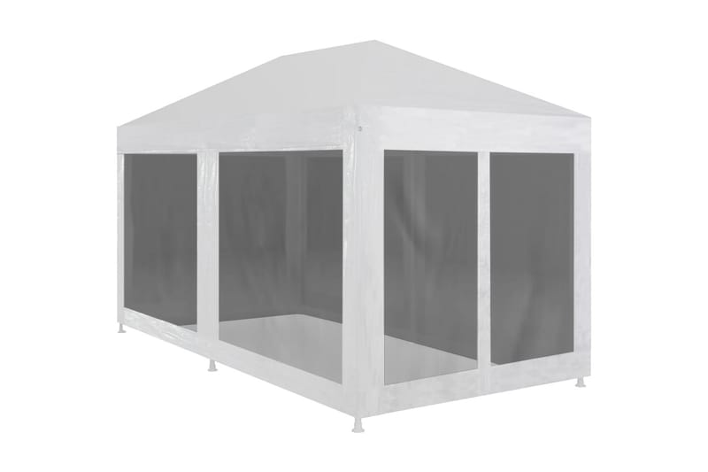 Festtelt med 6 sidevegger av netting 6x3 m - Hage - Utemiljø - Utendørsoppbevaring - Hagetelt & oppbevaringstelt - Partytelt
