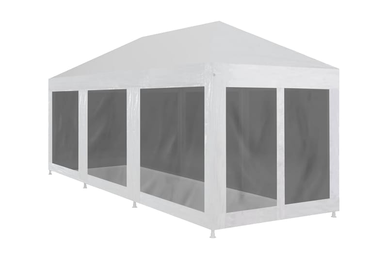 Festtelt med 8 sidevegger av netting 9x3 m - Hage - Utemiljø - Utendørsoppbevaring - Hagetelt & oppbevaringstelt - Partytelt