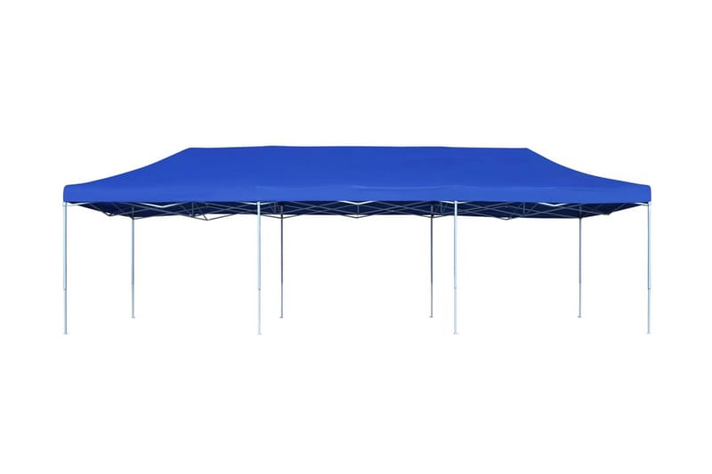 Foldbart popup festtelt 3x9 m blå - Hage - Utemiljø - Utendørsoppbevaring - Hagetelt & oppbevaringstelt - Partytelt