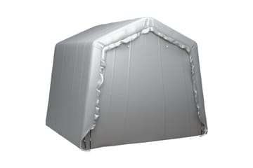 Oppbevaringstelt 240x240 cm stål grå - Grå - Hage - Utemiljø - Utendørsoppbevaring - Hagetelt & oppbevaringstelt