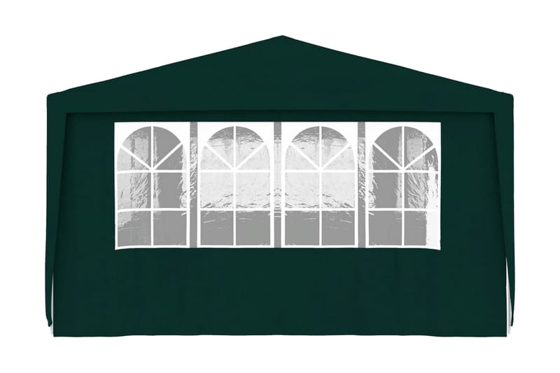Profesjonelt festtelt med sidevegger 4x9 m grønn 90 g/m² - Grønn - Partytelt - Hagetelt & oppbevaringstelt