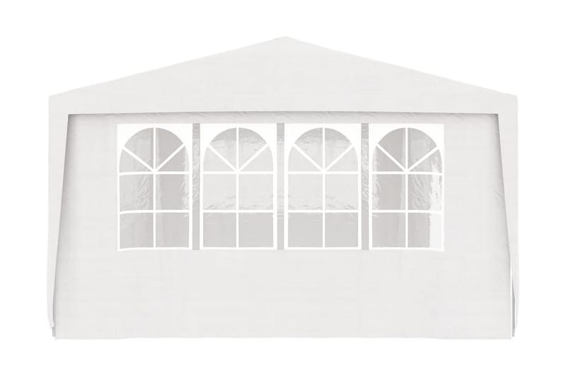 Profesjonelt festtelt med sidevegger 4x9 m hvit 90 g/m² - Hvit - Partytelt - Hagetelt & oppbevaringstelt