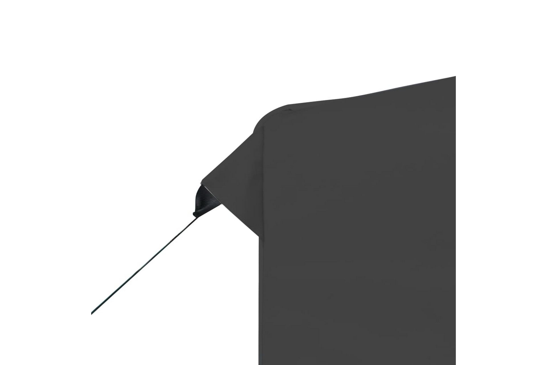Profesjonelt foldbart festtelt aluminium 2x2 m antrasitt - Hage - Utemiljø - Utendørsoppbevaring - Hagetelt & oppbevaringstelt - Partytelt