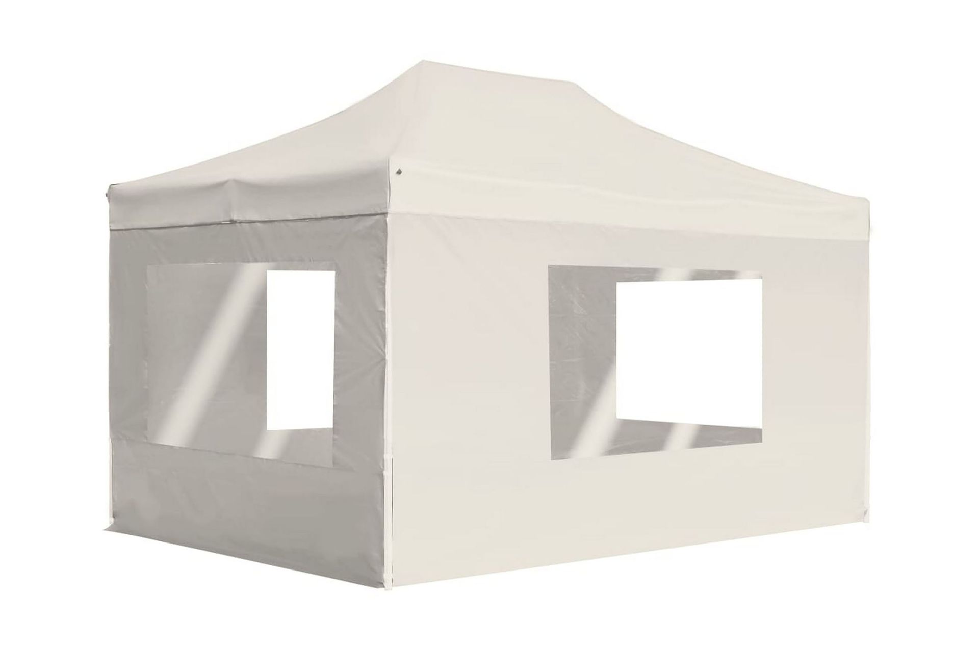 Profesjonelt foldbart festtelt m. vegger aluminium 4,5x3m - Hage - Utemiljø - Utendørsoppbevaring - Hagetelt & oppbevaringstelt - Partytelt