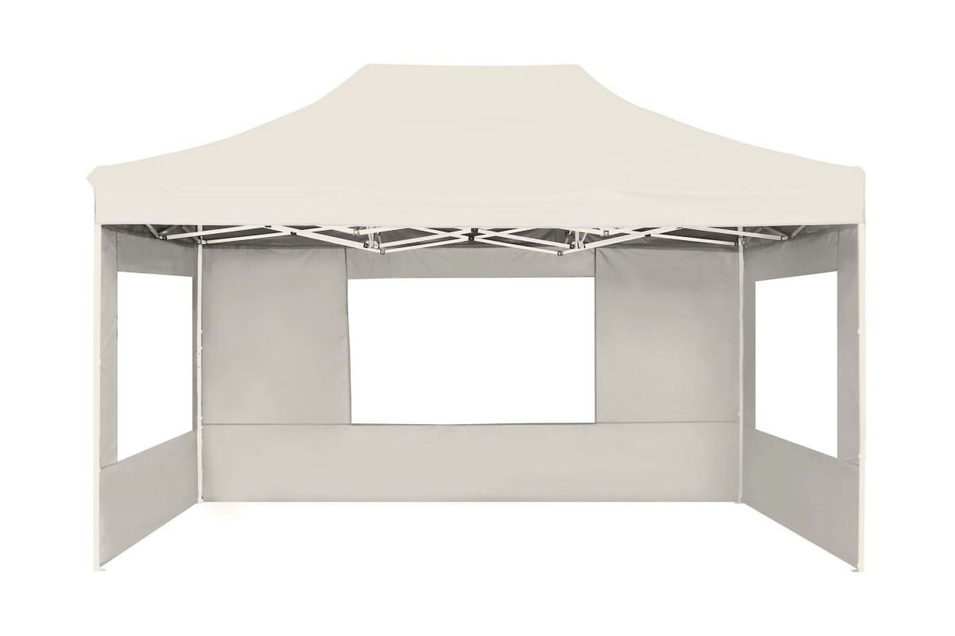 Profesjonelt foldbart festtelt m. vegger aluminium 4,5x3m - Hage - Utemiljø - Utendørsoppbevaring - Hagetelt & oppbevaringstelt - Partytelt