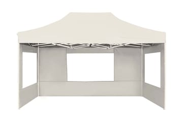 Profesjonelt foldbart festtelt m. vegger aluminium 4,5x3m - Hage - Utemiljø - Utendørsoppbevaring - Hagetelt & oppbevaringstelt - Partytelt