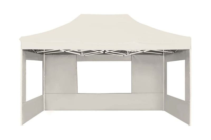 Profesjonelt foldbart festtelt m. vegger aluminium 4,5x3m - Partytelt - Hagetelt & oppbevaringstelt