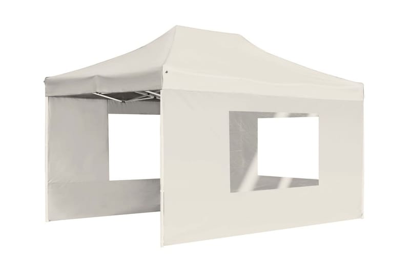 Profesjonelt foldbart festtelt m. vegger aluminium 4,5x3m - Hage - Utemiljø - Utendørsoppbevaring - Hagetelt & oppbevaringstelt - Partytelt