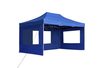 Profesjonelt foldbart festtelt m. vegger aluminium 4,5x3m - Hage - Utemiljø - Utendørsoppbevaring - Hagetelt & oppbevaringstelt - Partytelt