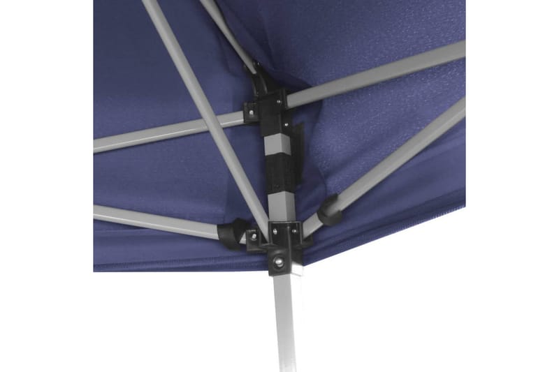 Sekskantet popup partytelt m. 6 sidevegger mørk blå 3,6x3,1m - Partytelt - Hagetelt & oppbevaringstelt