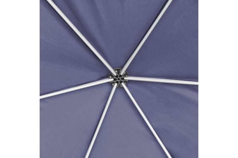 Sekskantet popup partytelt m. 6 sidevegger mørk blå 3,6x3,1m - Partytelt - Hagetelt & oppbevaringstelt