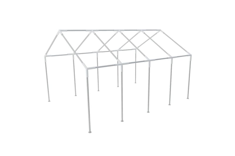 Stålramme for Festtent 8 x 4 m - Silver - Hagetelt & oppbevaringstelt