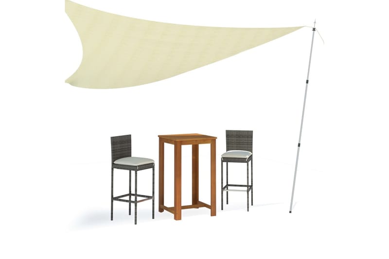 Teleskopiske presenningstenger 102-260 cm 2 stk aluminium - Silver - Hage - Utemiljø - Utendørsoppbevaring - Hagetelt & oppbevaringstelt