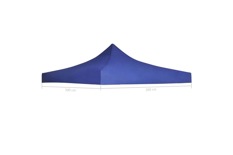 Teltduk for festtelt 3x3 m blå - Partytelt - Hagetelt & oppbevaringstelt