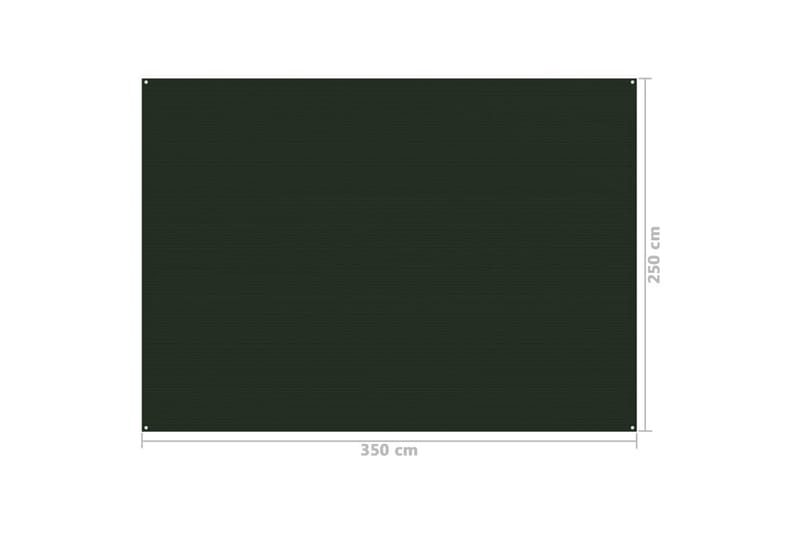 Teltteppe 250x350 cm mørkegrønn - Hagetelt & oppbevaringstelt