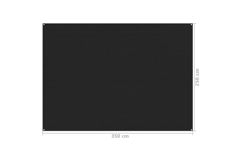 Teltteppe 250x350 cm svart - Hagetelt & oppbevaringstelt