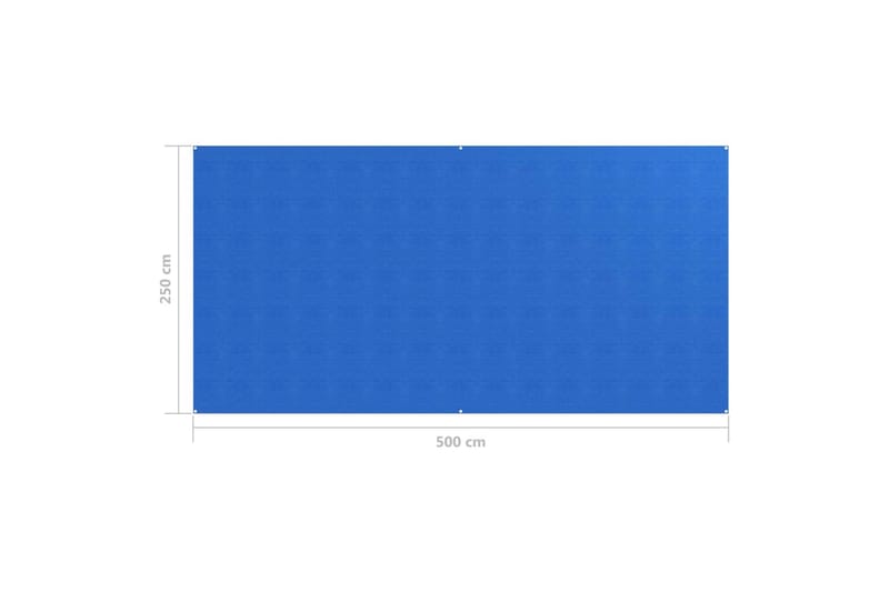 Teltteppe 250x500 cm blå - Hagetelt & oppbevaringstelt