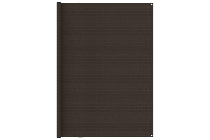 Teltteppe 250x500 cm brun - Hage - Utemiljø - Utendørsoppbevaring - Hagetelt & oppbevaringstelt