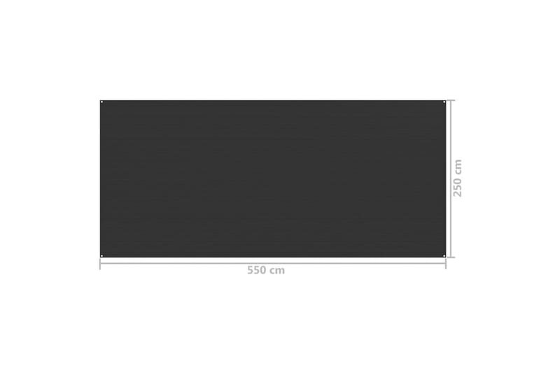 Teltteppe 250x550 cm antrasitt - Hage - Utemiljø - Utendørsoppbevaring - Hagetelt & oppbevaringstelt