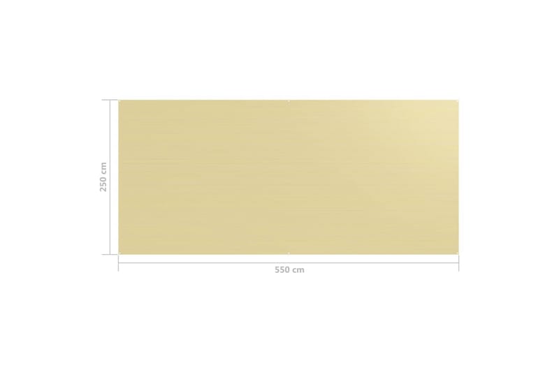Teltteppe 250x550 cm beige - Hage - Utemiljø - Utendørsoppbevaring - Hagetelt & oppbevaringstelt